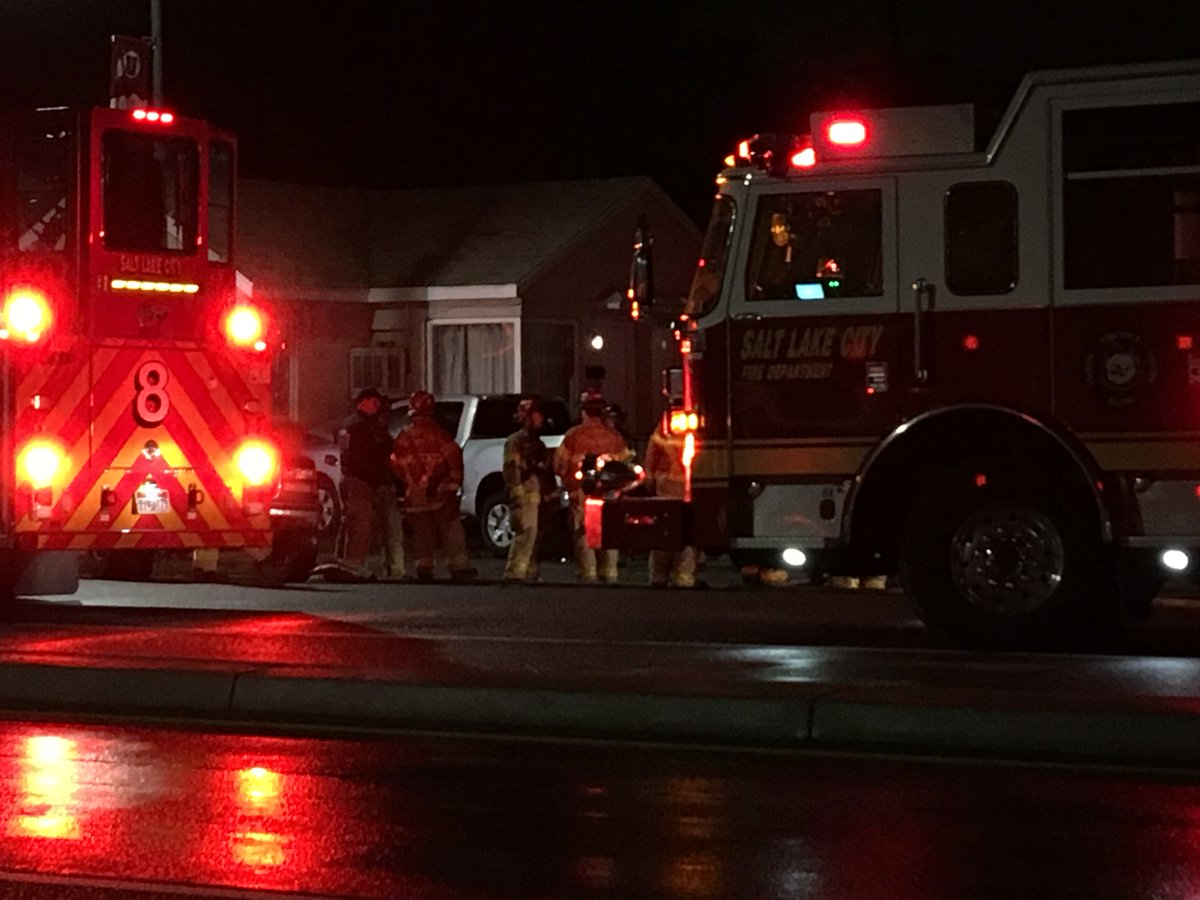 Salt Lake City: Truck hit a motel at 1185 S. State Street. No report of injuries, but road is closed