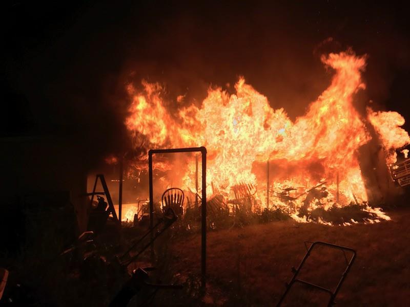 Investigators are looking into what caused a house fire that left a man with burn injuries early Monday morning. fire started around midnight near 400 N and 300 E in Payson, across the street from Barnett High School.