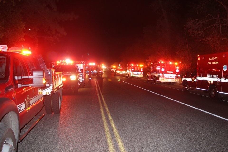 Plane that crashed into a home in Payson around 2:30 this morning. 