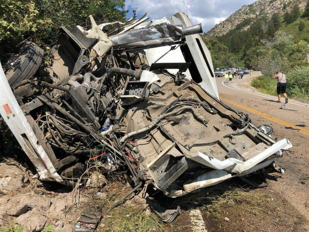 A man was killed Thursday afternoon in a single vehicle crash in Weber County