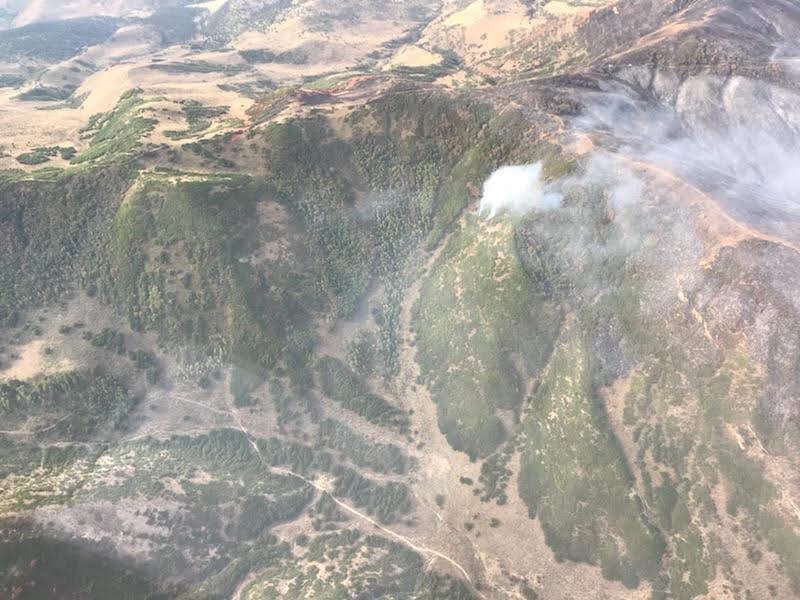 Aerial views of the TervelsFire in Summit County.   