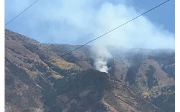 A new fire sparked Tuesday in Utah County, close to where the Pole Creek and Bald Mountain fires are burning.