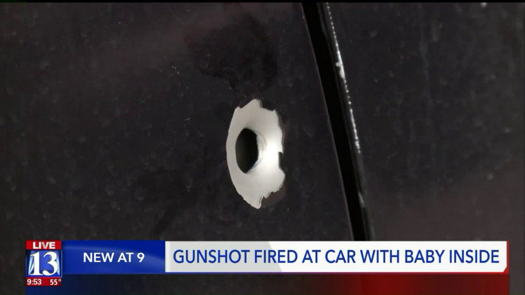 Tooele couple, infant shot at by suspect while on family drive    