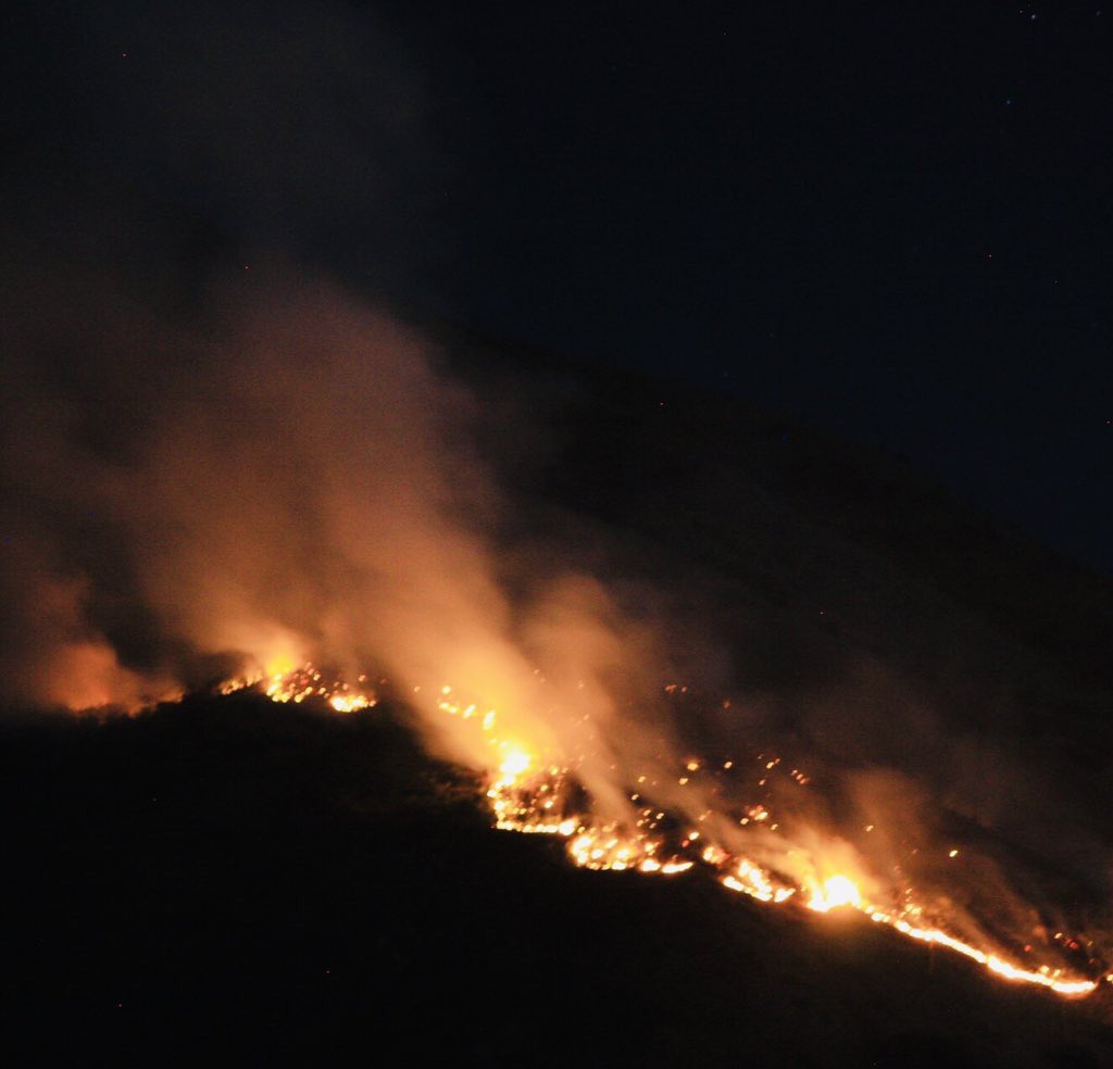 Crews are battling a new wildfire Monday night near Springville in Utah County.