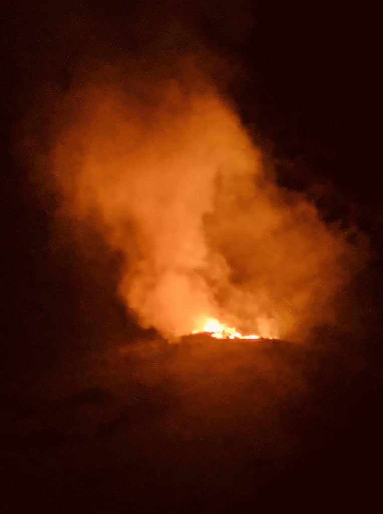 Crews are battling a new wildfire Monday night near Springville in Utah County.