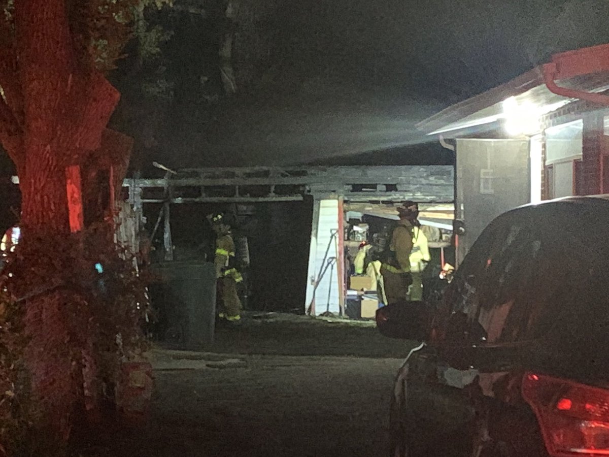 Structure fire at 959 W Fremont Avenue. Prelim reports that a firefighter has been injured and was taken to the hospital
