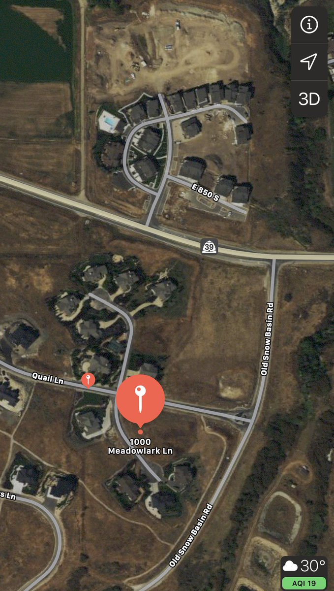 Huntsville Area of 1000 S Meadowlark Lane. WCSO responded to reports of ShotsFired at 9:04pm. An ATL for a vehicle was broadcasted then advised that this was  a possible Homicide . 