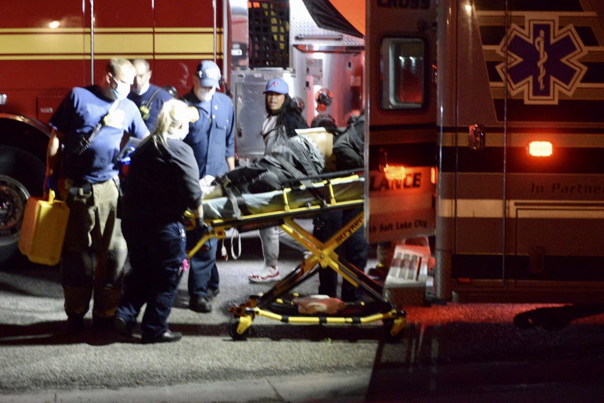 At least five people were shot in a Salt Lake City neighborhood Sunday morning near 1400 North General Drive (2000 West).