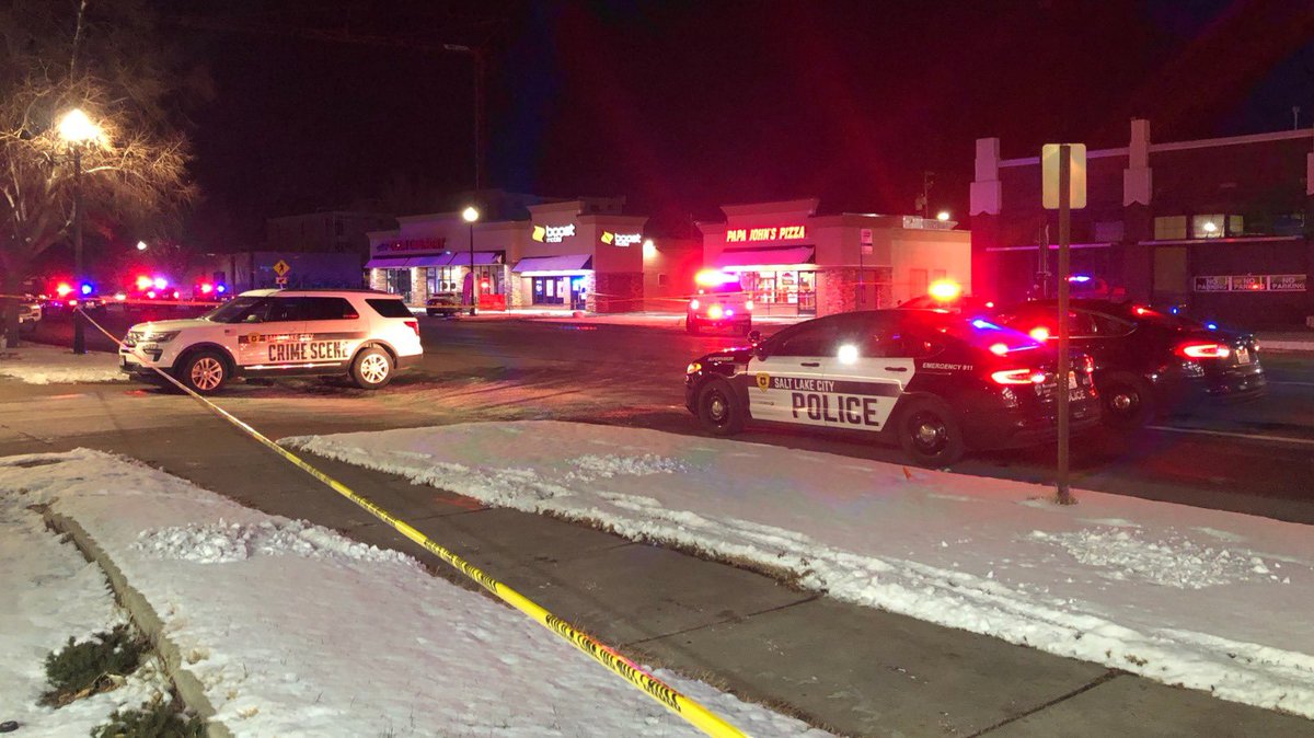 Shooting SLC 900 S State St. A WVC Officer working an operation was driving by when he heard multiple ShotsFired and people running. Multiple agencies responded and assisted. At least 1 male was shot and extremely critical. 