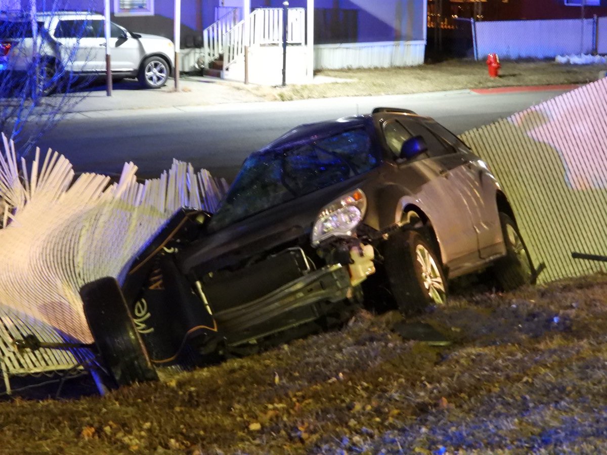 Crash  Taylorsville 4000 S 1300 W. Police were possibly chasing a truck and it crashed into a vehicle. Suspect fled on foot and multiple K9's and officers from surrounding agencies assisting in the search. 