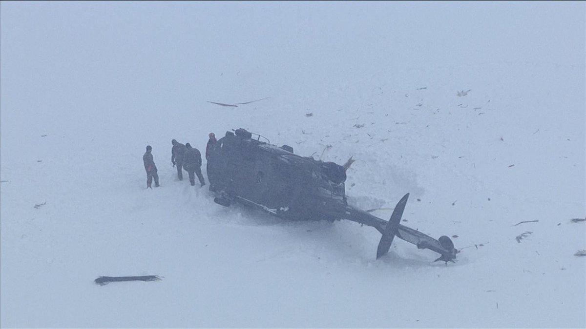 Two Utah National Guard Black Hawk helicopters crashed during a training exercise in Little Cottonwood Canyon.