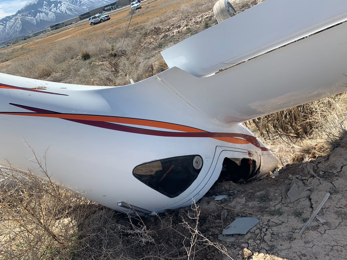 Only minor injuries reported in small plane crash at Spanish Fork airport