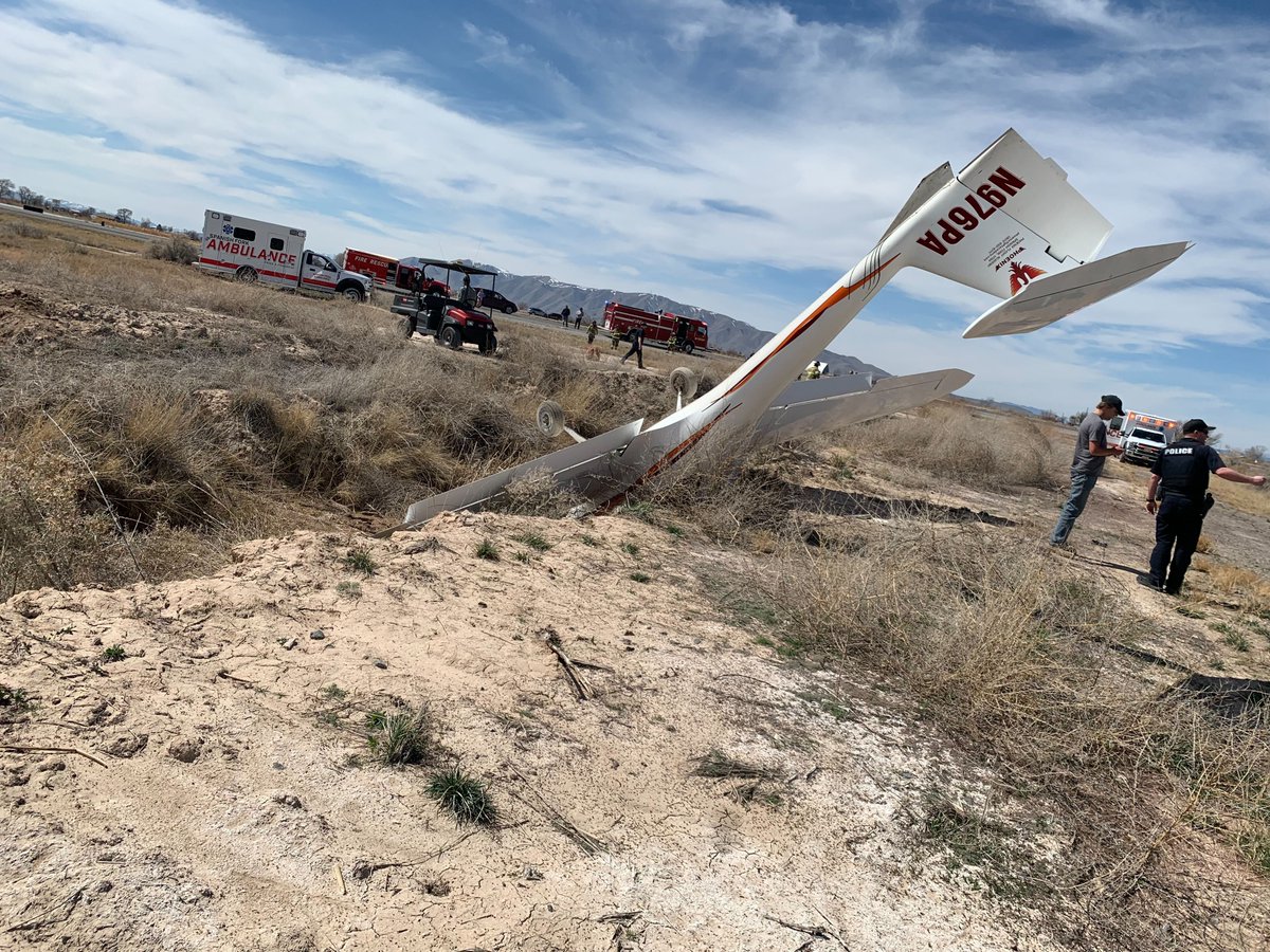 Only minor injuries reported in small plane crash at Spanish Fork airport