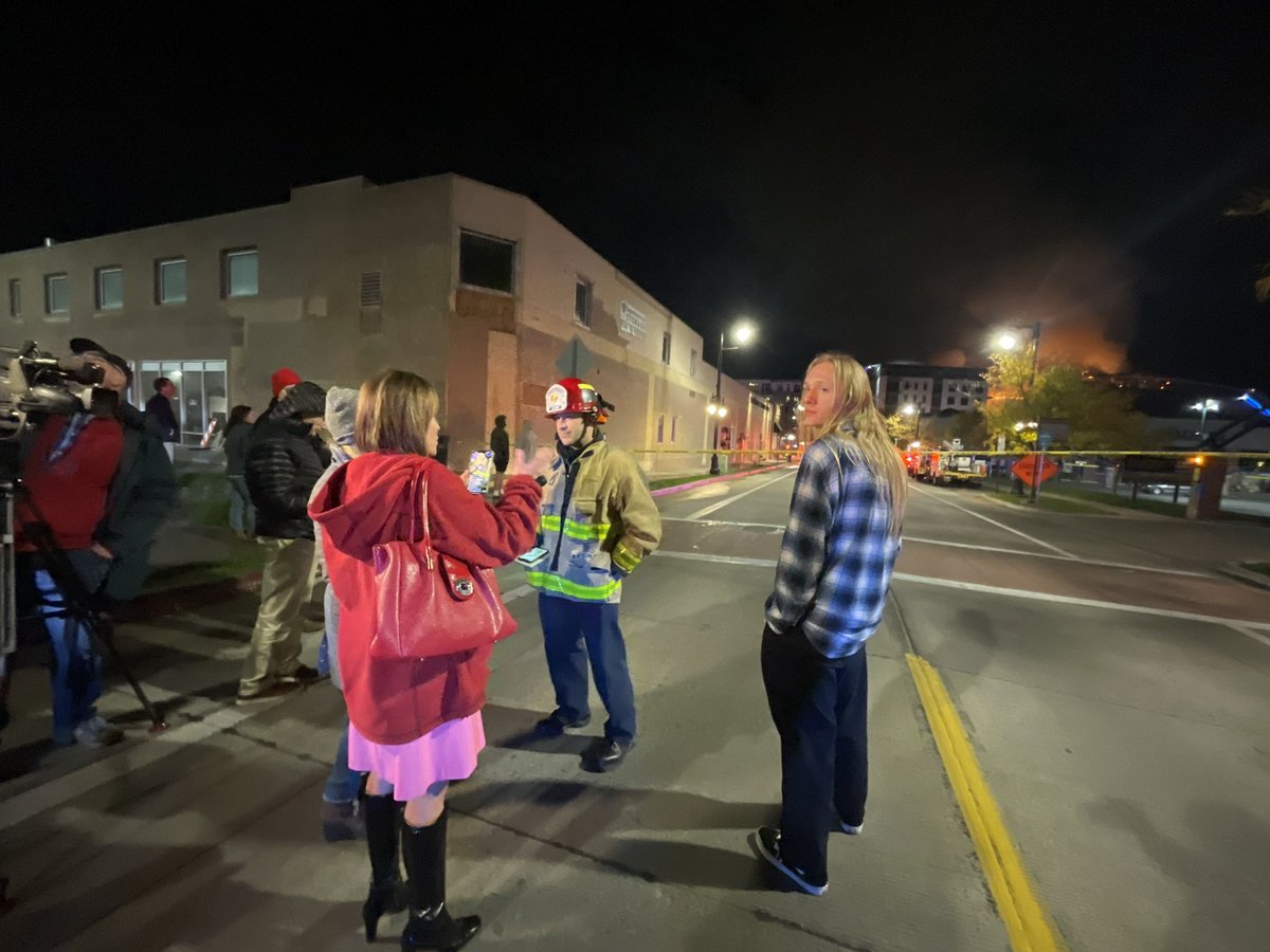 Massive fire in Sugar House, within blocks from the Whole Foods off of Wilmington. The building is under construction but hundreds are evacuated from nearby buildings. 70+ firefighters on scene. They're working to keep it from spreading. 