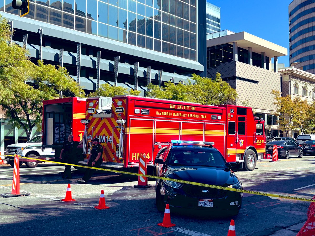 SLC slcpd is investigating a suspicious circumstance near 20 West 200 South.The Hazardous Devices Unit is also on scene assisting. RoadClosures: 200 S. is closed from Main St.