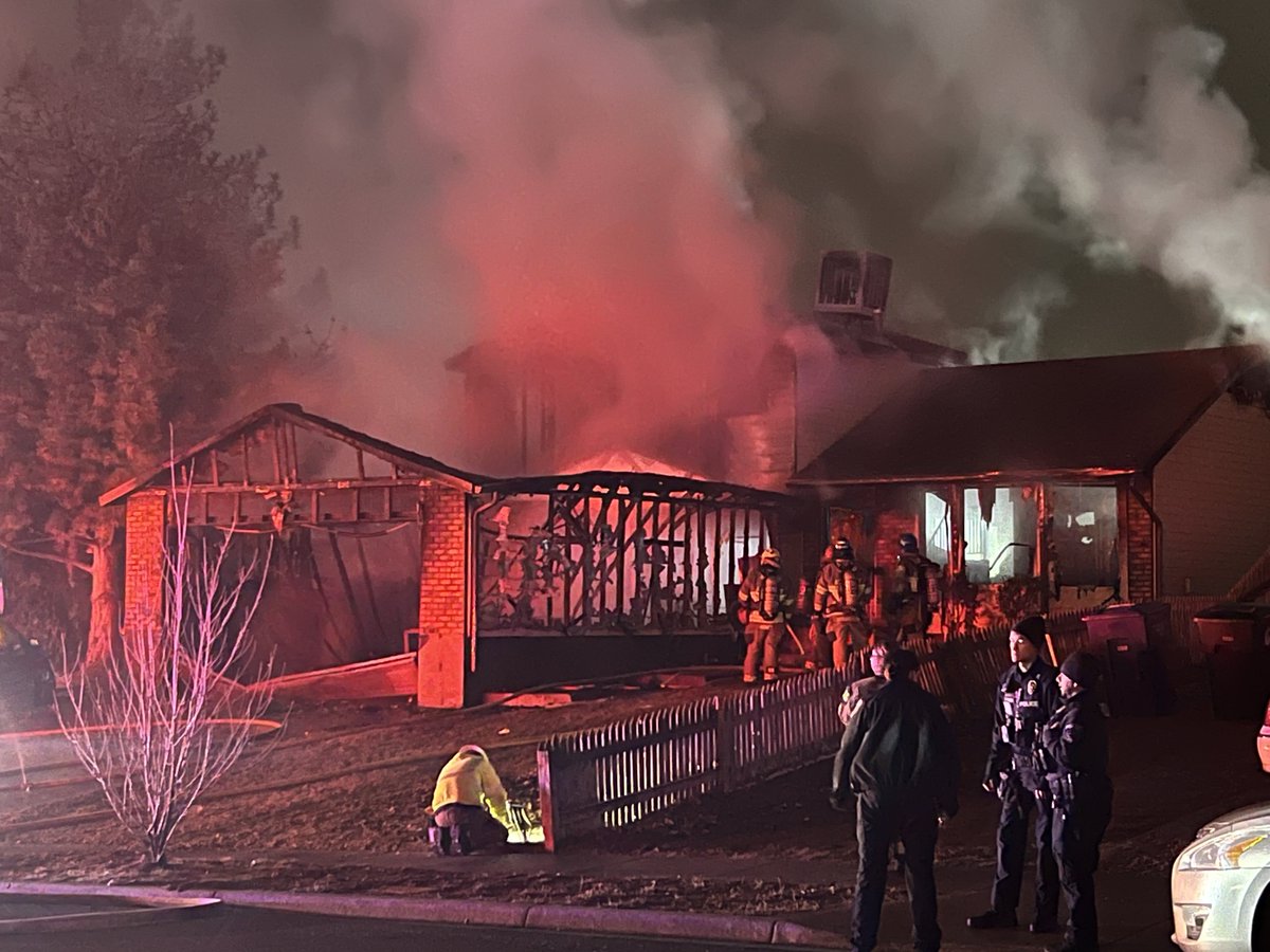 HouseFire Kearns 6008 Loder Drive. 2nd Alarm HouseFire. This originated in the garage and extended to the living space. Due to HeavyFire crews went Defensive. No injuries were reported. Fire crews were dispatched at approximately 2055.