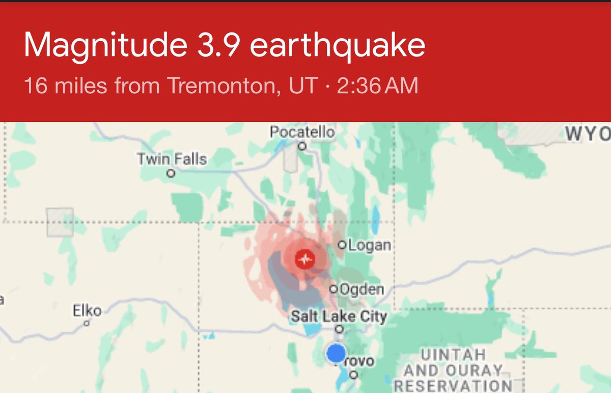 Magnitude 3.9 earthquake strikes outside Tremonton  