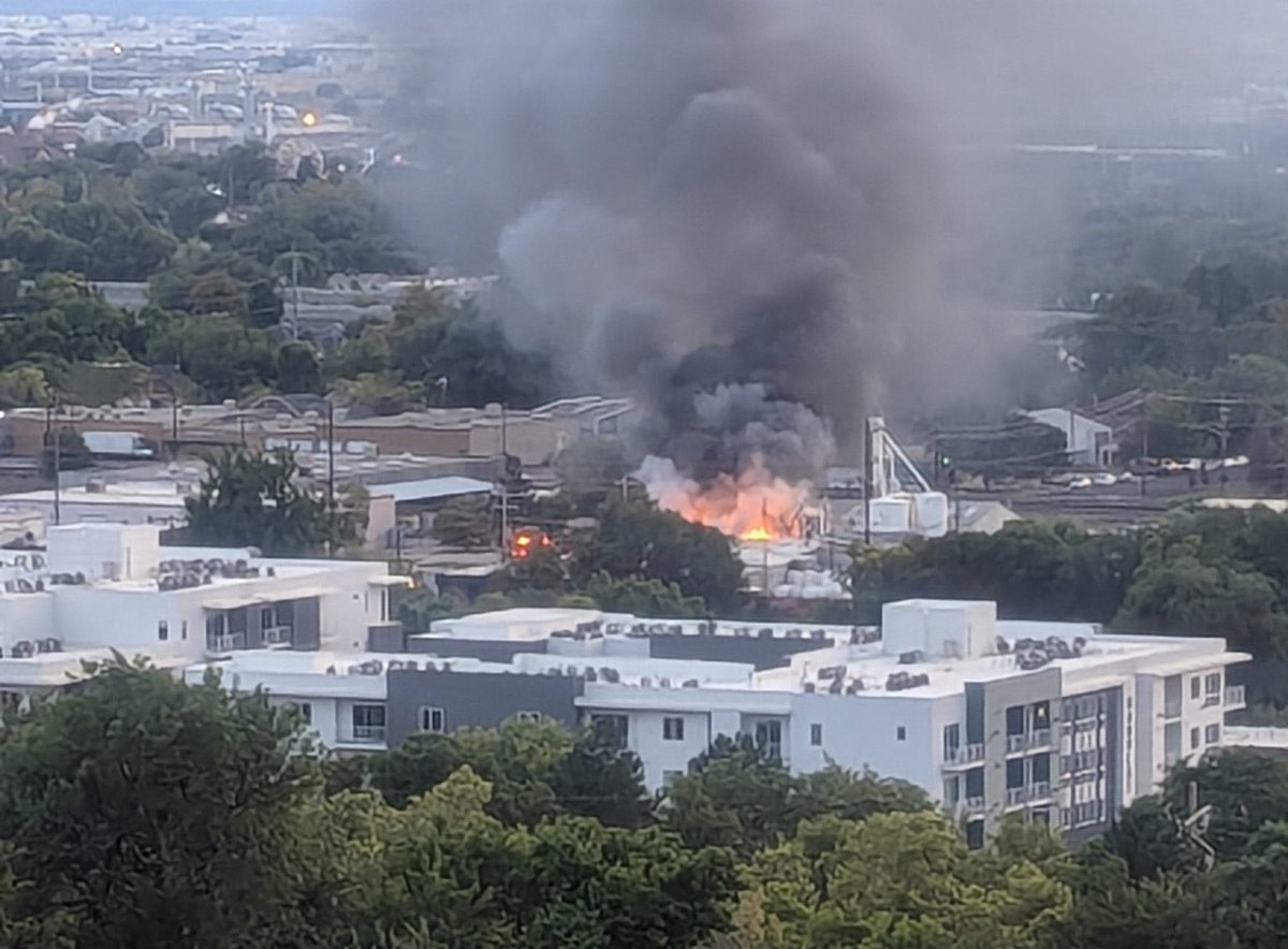 2nd AlarmFire 50 Salt Lake City firefighters battle commercial building blaze