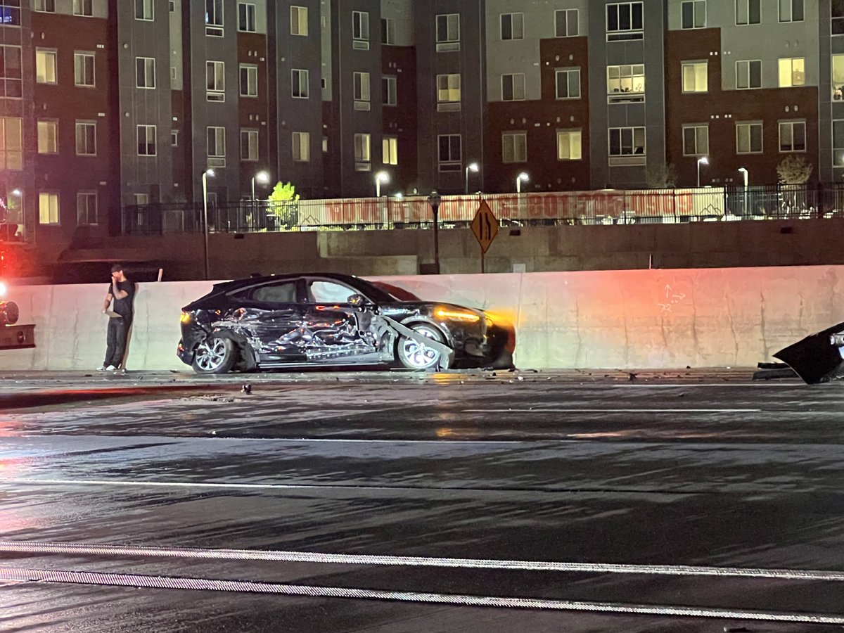 Draper 12500 S I-15 NB. A multi-vehicle crash also involving a motorcycle occurred in Draper at 2015. An infant child was transported with life threatening injuries.