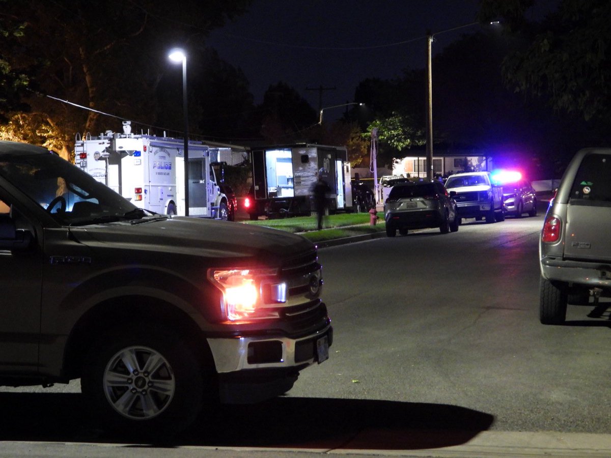 Unified Police and fire crews responded to a single-vehicle crash near La Salle Drive and Jackson Street in Midvale. The vehicle, traveling possibly through a church parking lot, crashed into a fence, coming to rest in the front yard.