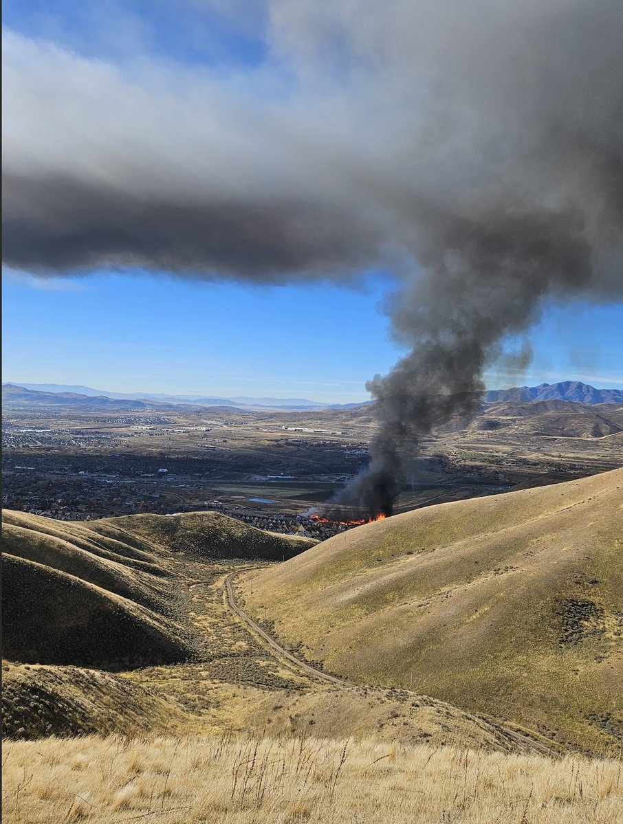 Lehi City Fire Chief said the large construction site fire near the Point of the Mountain was called in by a security guard, and more than 100 firefighters responded.