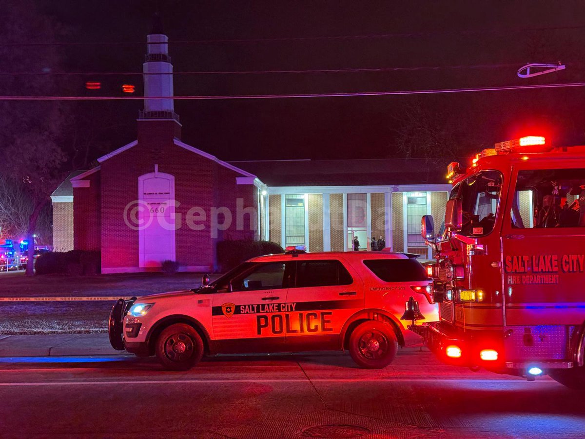 660 N Redwood Rd. SL Police and multiple surrounding agencies responded to a Mass Casualty Event of multiple people shøt at an LDSChurch.  at least 5 injured, 2 are confirmed deceased and others have life threatening injuries. Officers are searching