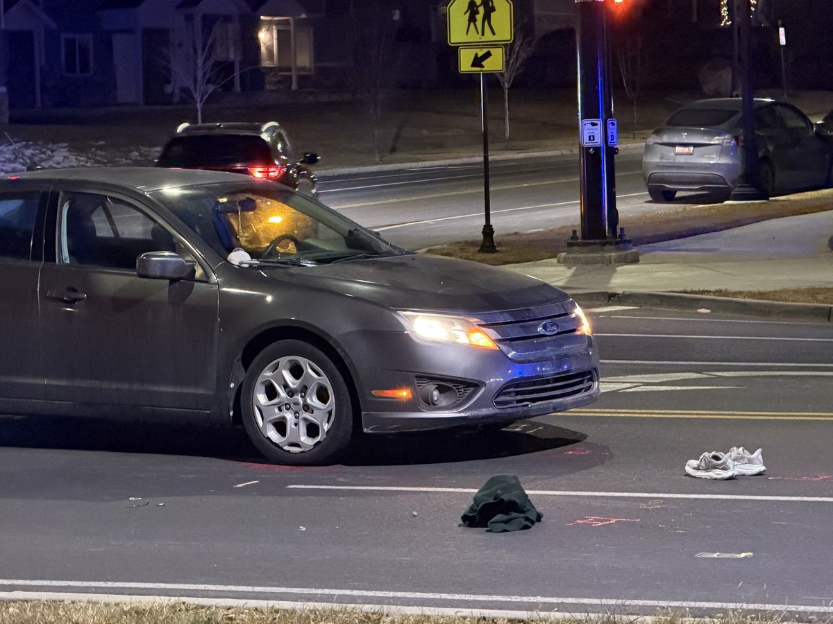 Herriman Sentinel Ridge Blvd & Rosecrest Rd (14300 S 4350 W).Crews were dispatched around 8:00 PM for a 20-year-old female pedestrian struck by a vehicle. Initial reports indicated critical injuries, and a medical helicopter was requested.
