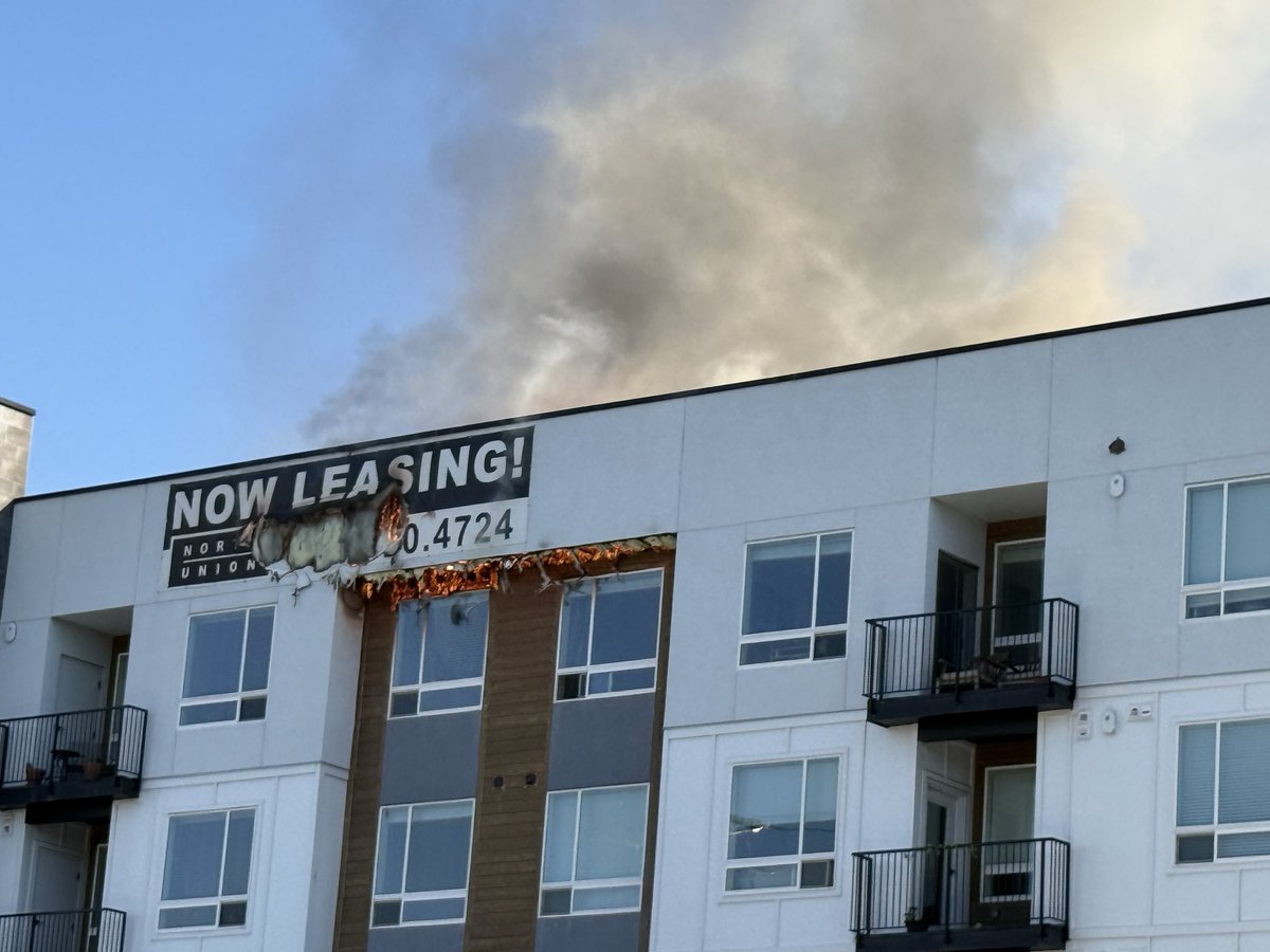 Midvale Apartment Fire There is a temporary shelter at Hillcrest High School, North end of the building for displaced residents. Active firefighting operations. Heavy Fire still on the roof. 