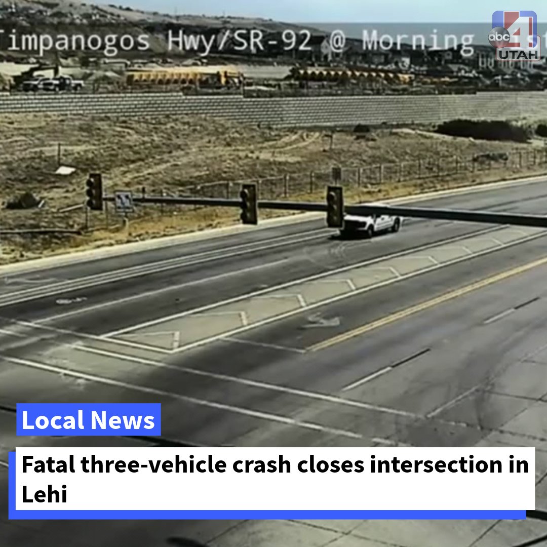 Police are investigating a fatal crash in Lehi Friday morning