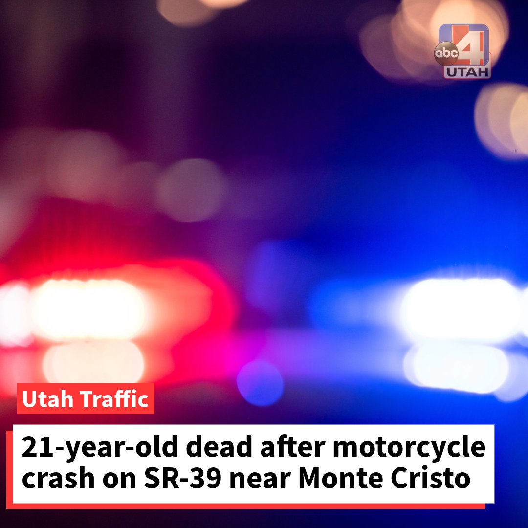 A woman is dead after she crashed while riding a motorcycle on SR-39 near Monte Cristo
